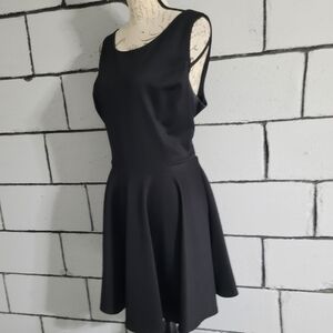 BUNDLE SALE! Guess Black Fit-and-Flare Dress w/ open back Sz XL